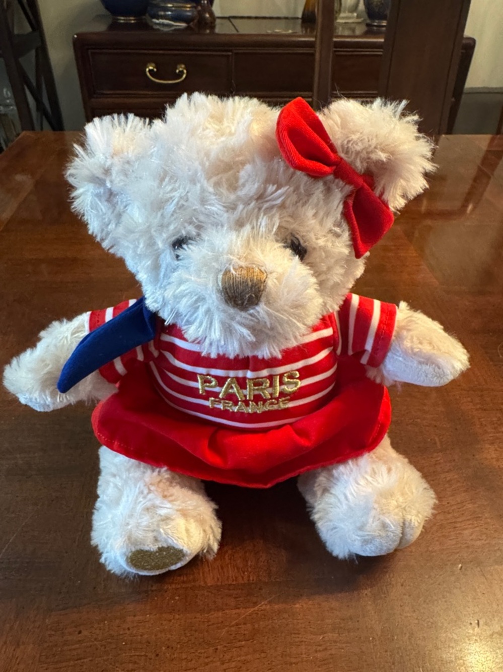 Paris France Keel Toys UK 8" Teddy Bear Stuffed Animal Toy
